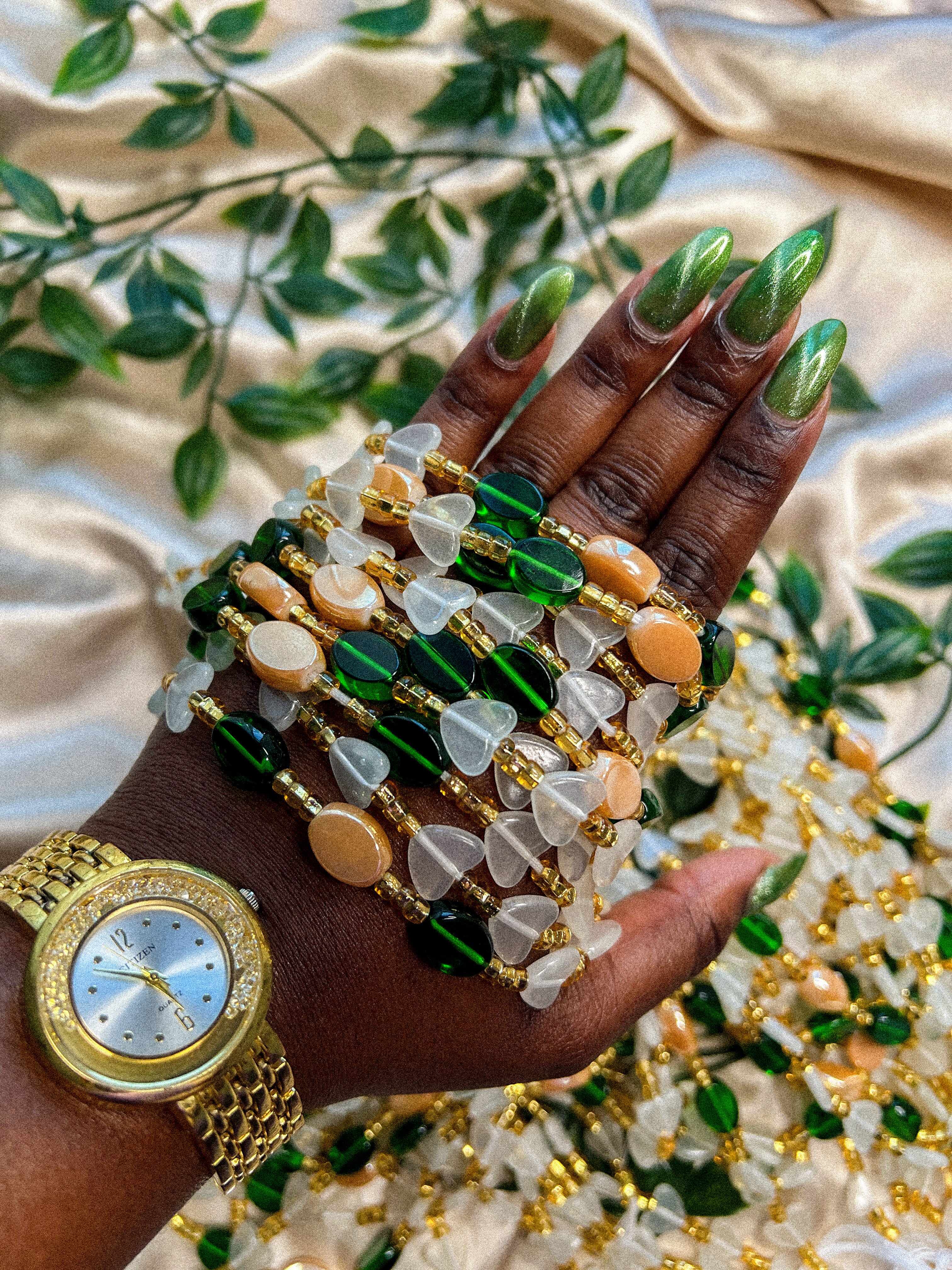 *Best-Seller* Naturelle African Waist Beads 🎀