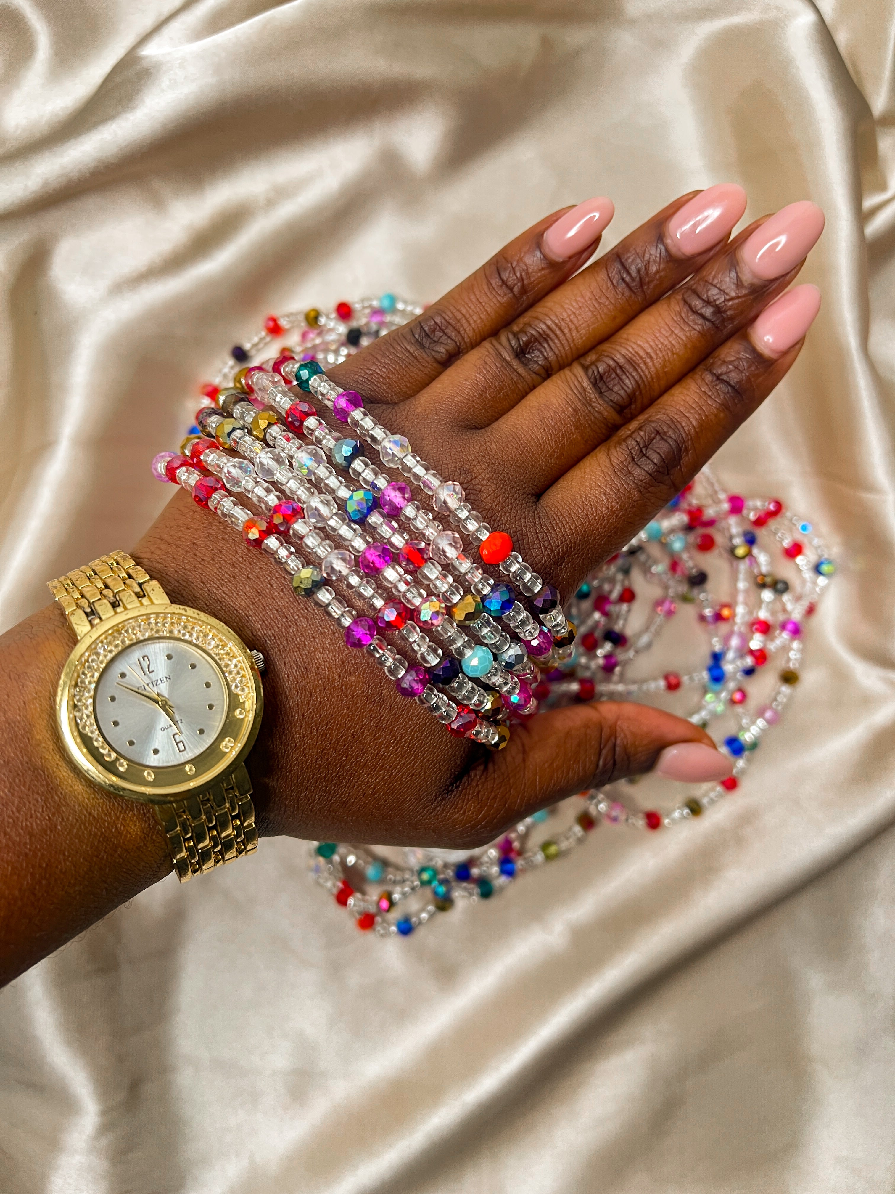 Drops of Joy African Waist Beads - Select 5 for 50% OFF