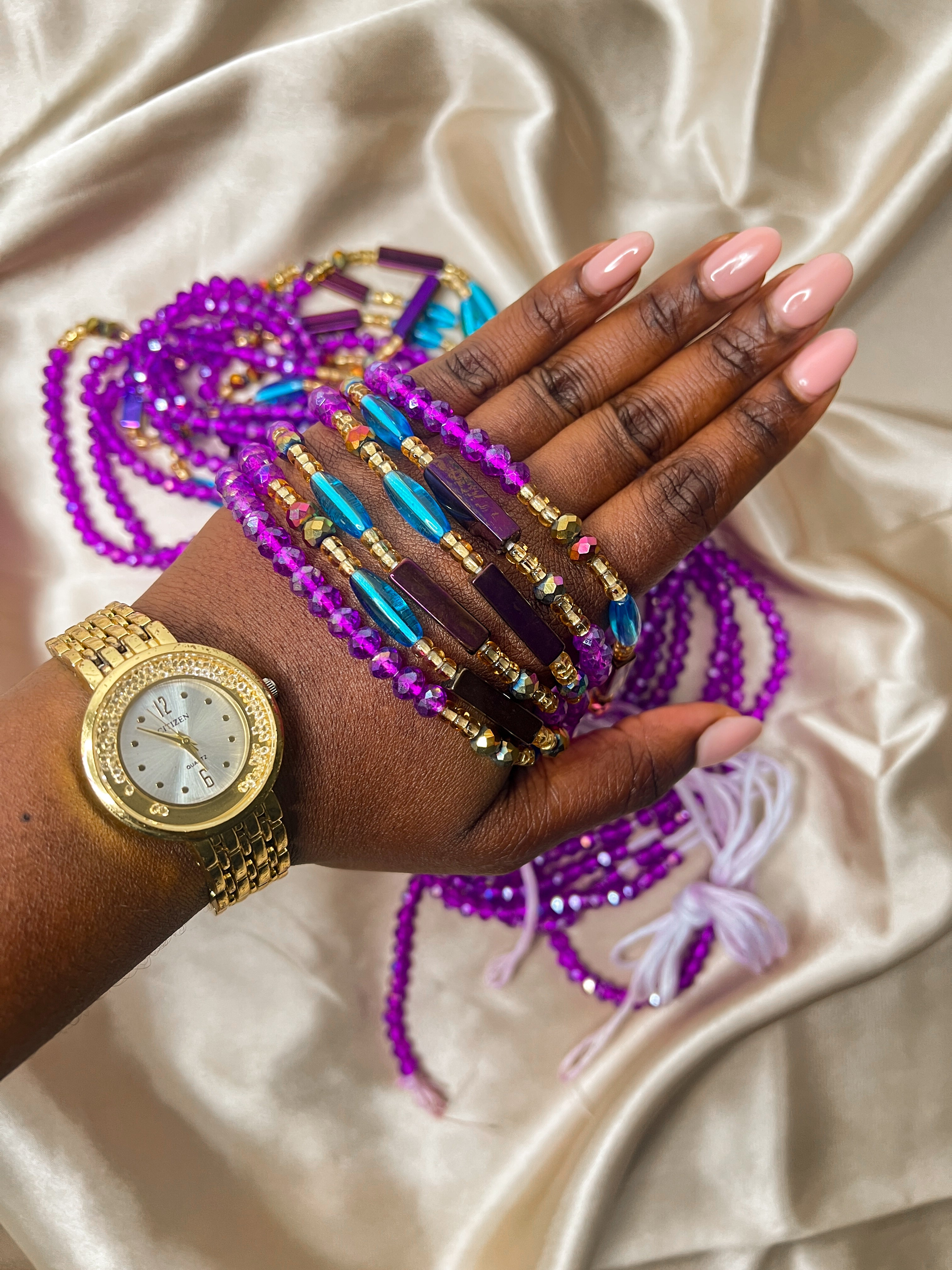Radiant Royal Aura Waist Beads - Select 5 for 50% OFF