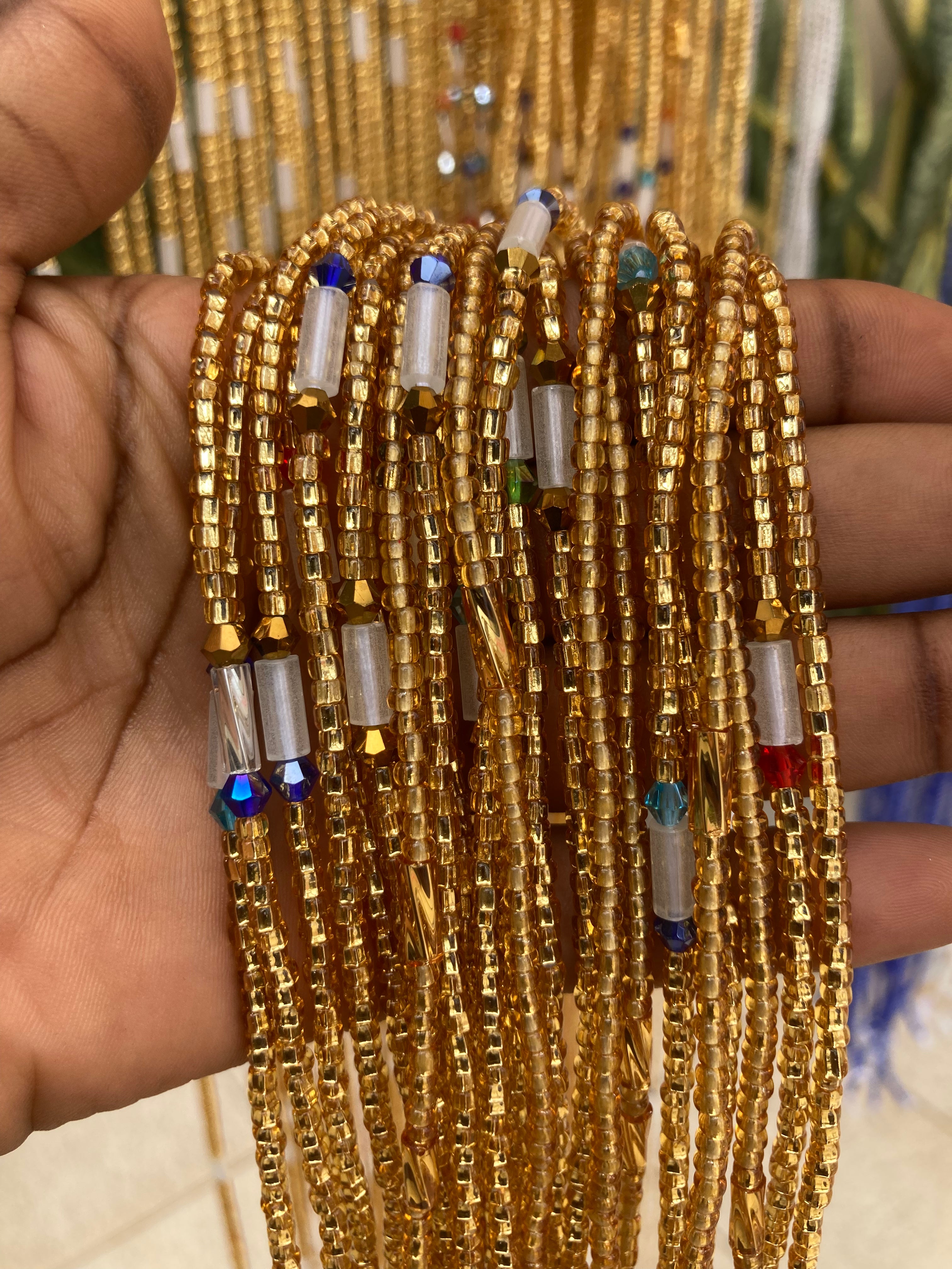 luxury african waist beads