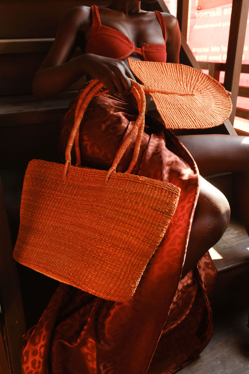 *PRE-ORDER* Maame Tote &amp; Fan Set