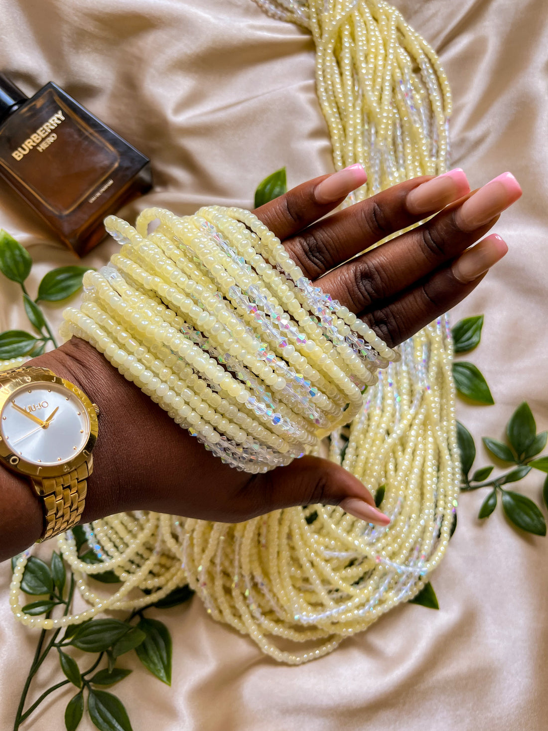 *New in* Ivory Luxury African Waist Bead- Select 5 for 50% Off at checkout 🔥