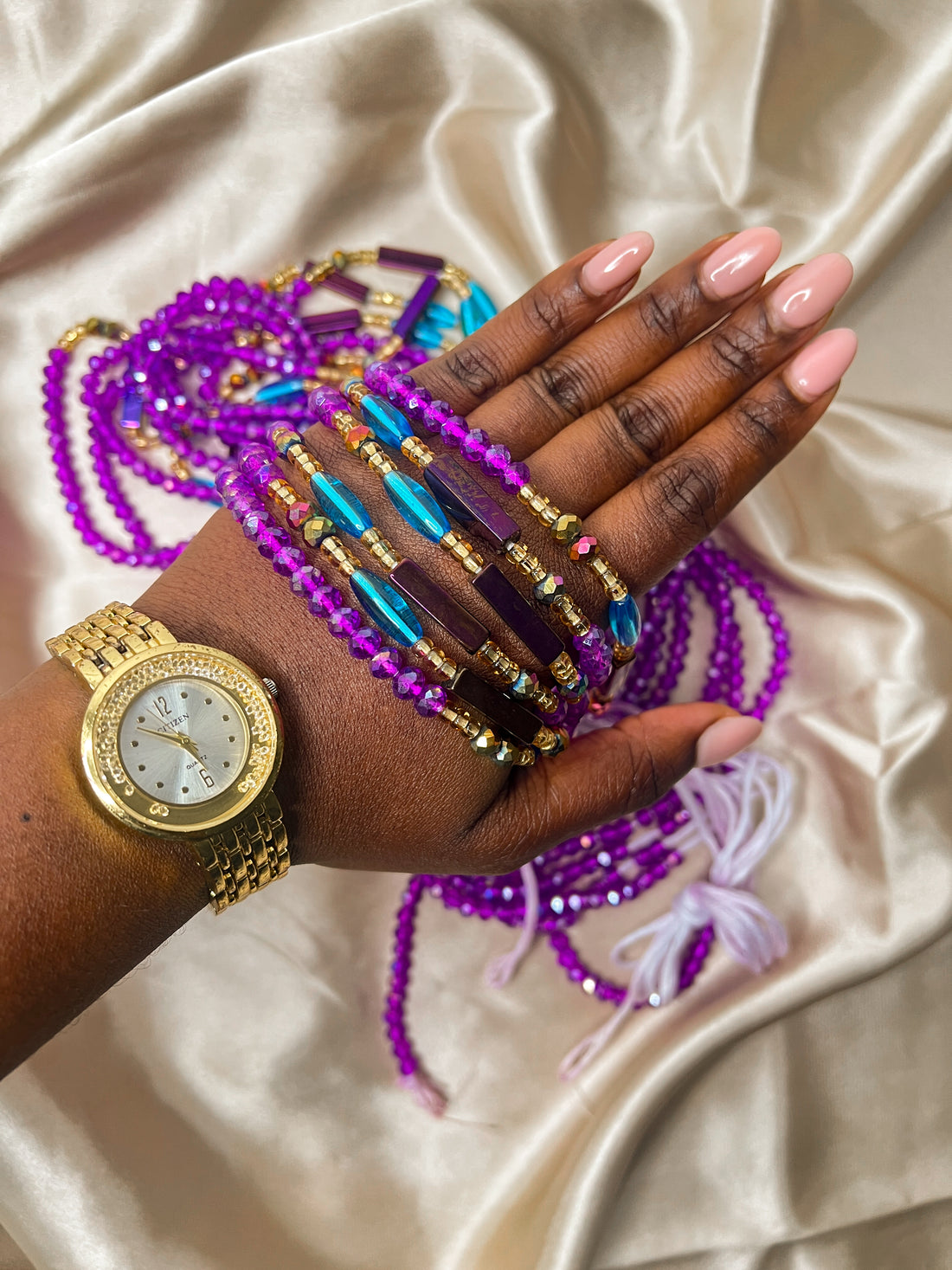 Radiant Royal Aura Waist Beads - Select 5 for 50% OFF