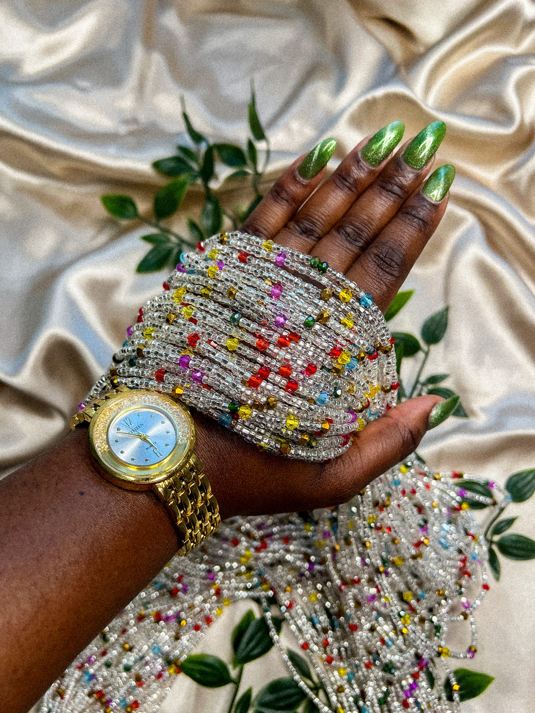 *New-In* Crystal Joy African Waist Beads
