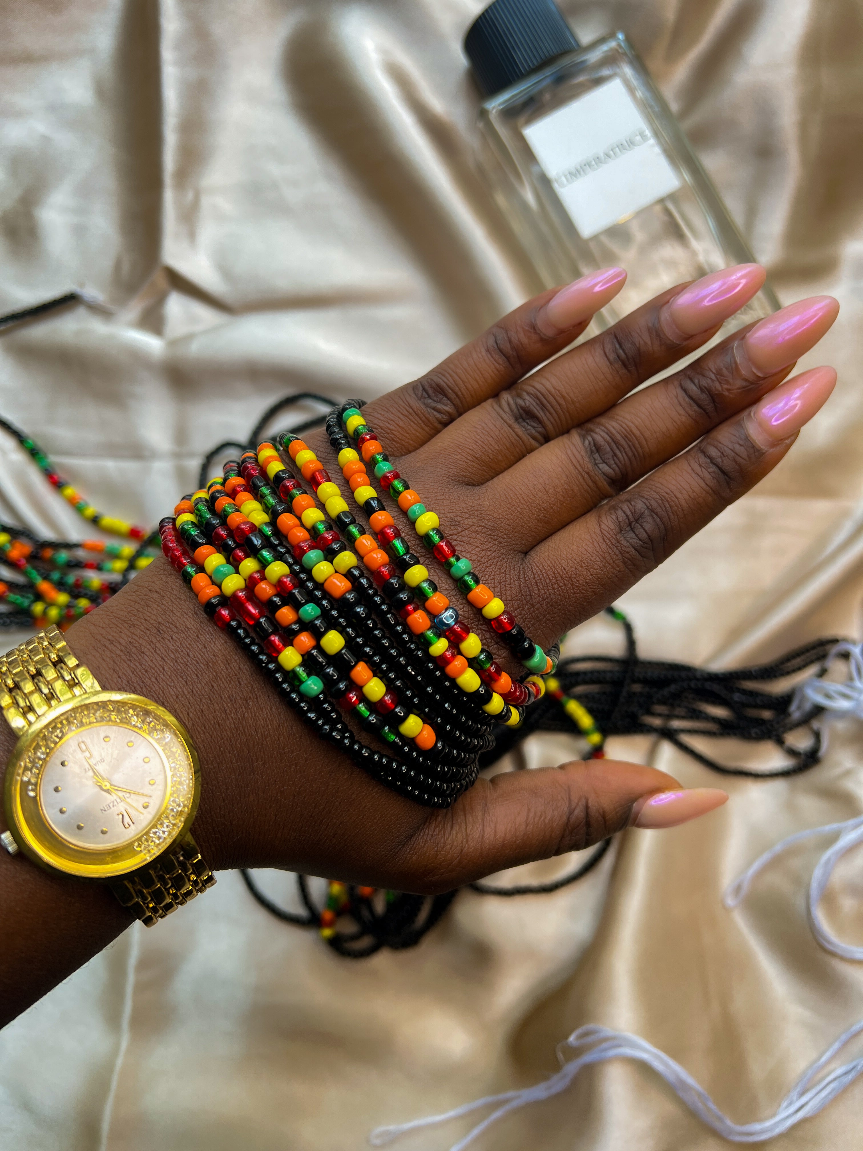 *Rare Find* One Love African Waist beads