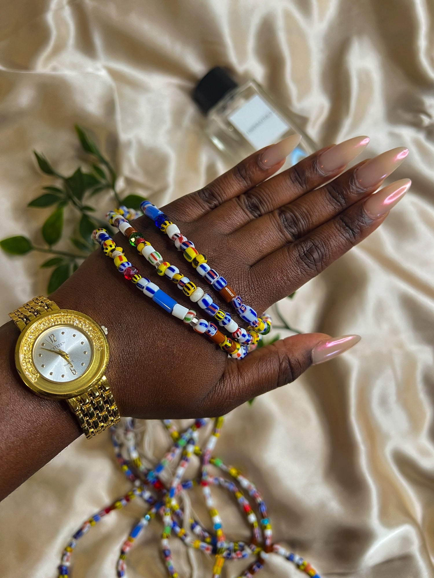 Kente African Deluxe Waist Beads