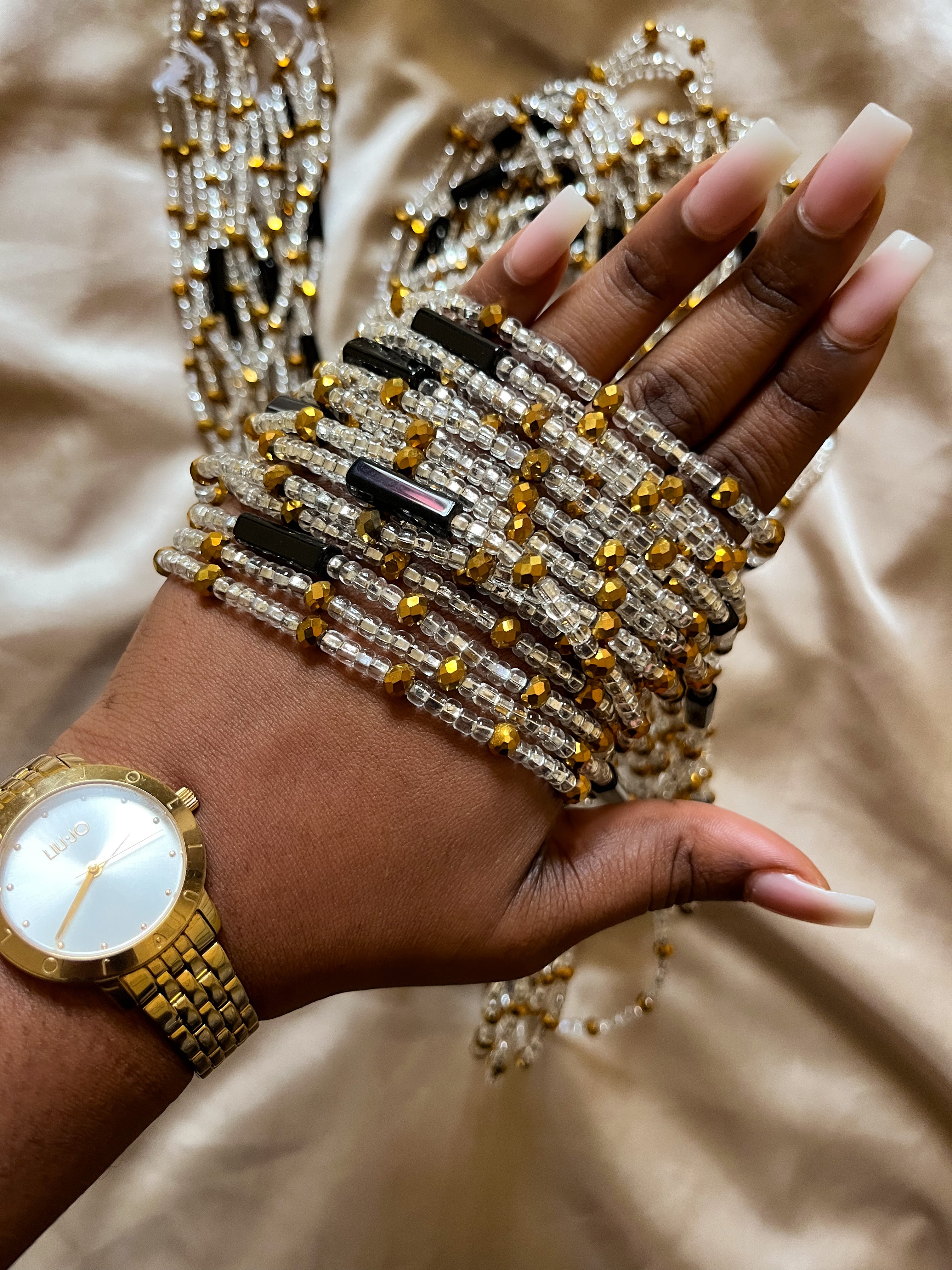 Diamond waist beads discount