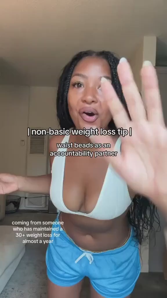 Load video: Waist beads for weight loss goals